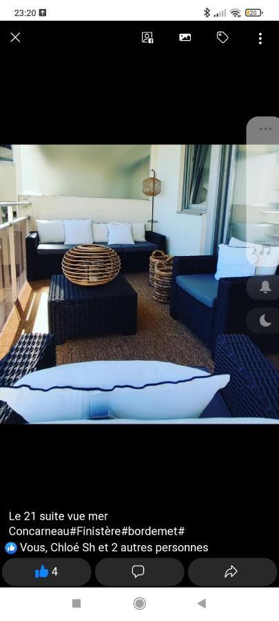 La Suite Appartement Pleine Vue Mer Concarneau Dış mekan fotoğraf